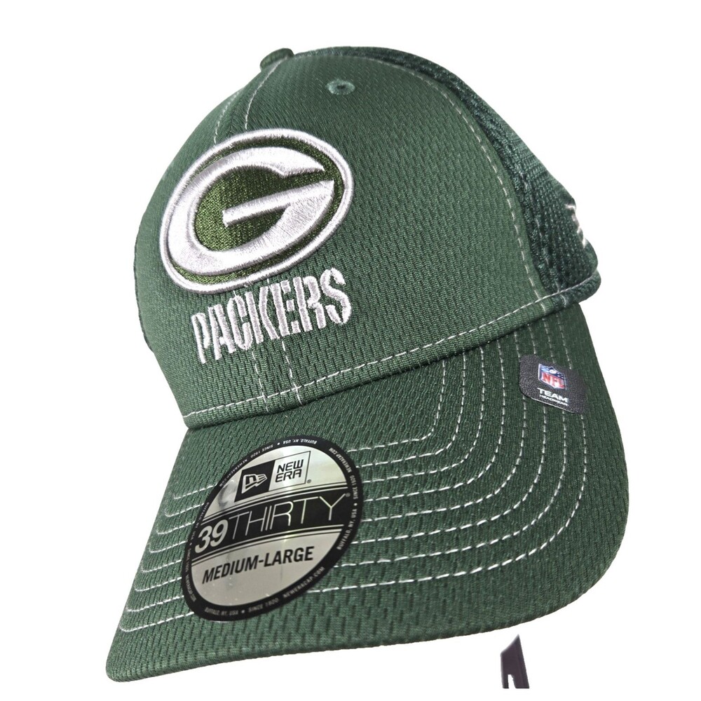 Green Bay Packers New Era 39thirty Medium-Large Green NFL Hat New